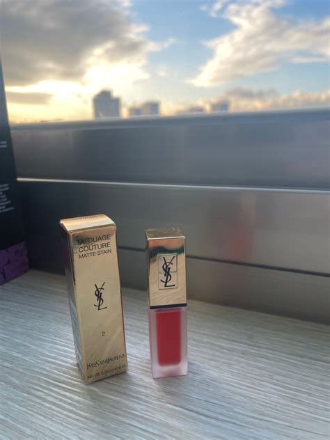 ysl 霧 面 唇 露|ysl唇膏評價.